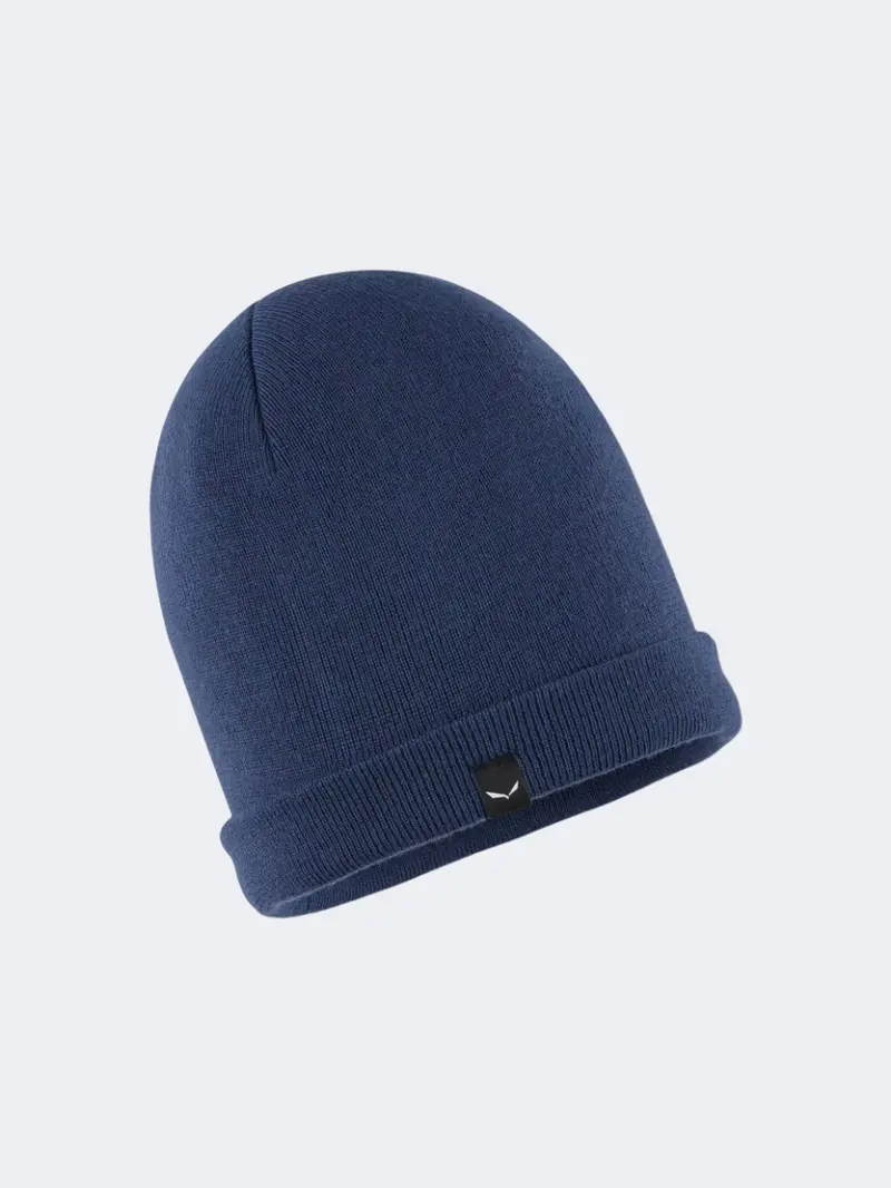 Salewa Puez Merino Unisex Hiking Beanie – Dark Denim 1