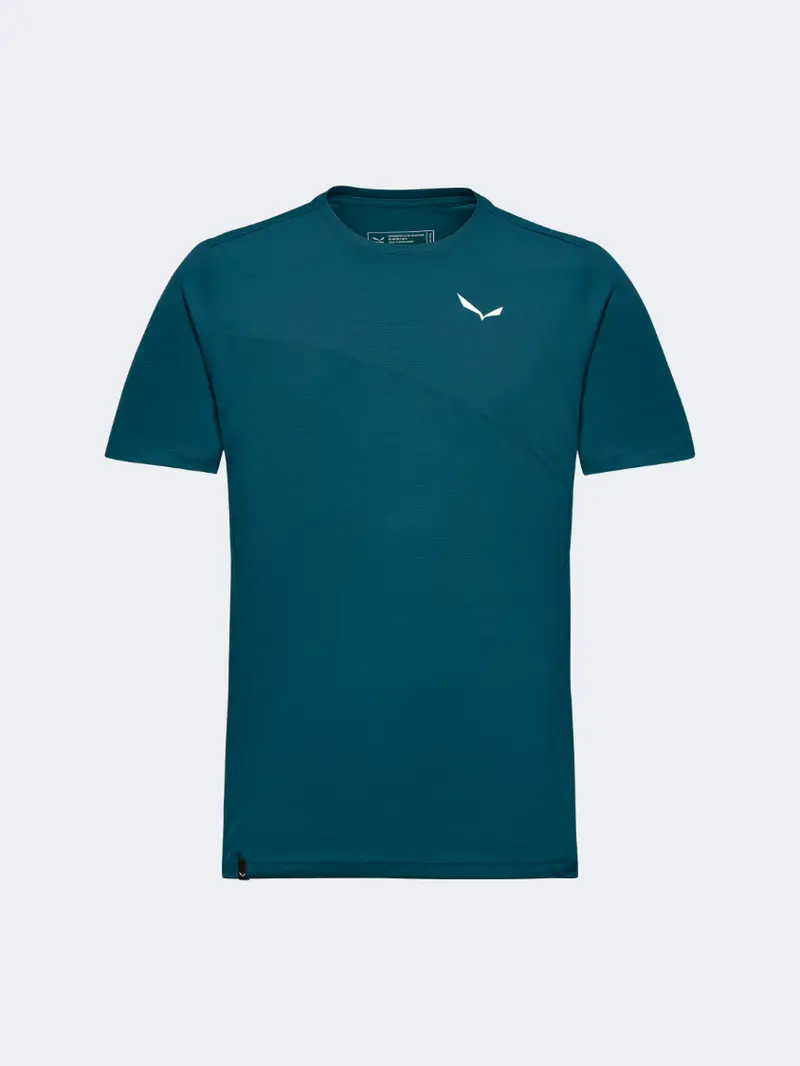 Salewa Puez Sporty Dry Active T-Shirt For Men – Pond Blue 1