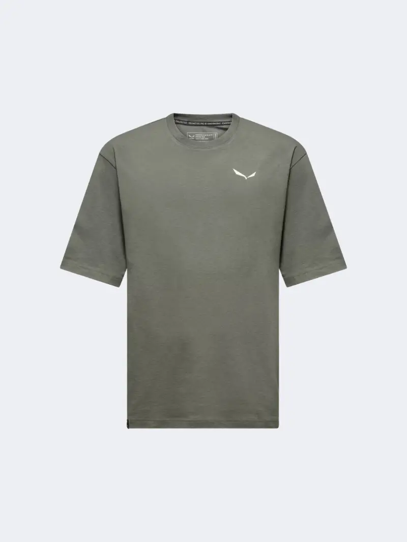 Salewa Relaxed-Fit Hiking T-Shirt – Faded Green (Men'S) 1