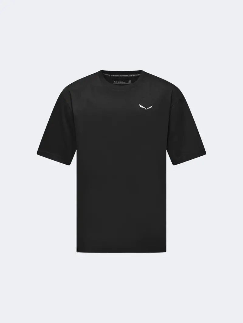 Salewa Relaxed-Fit Hiking T-Shirt – Matte Black (Men'S) 1