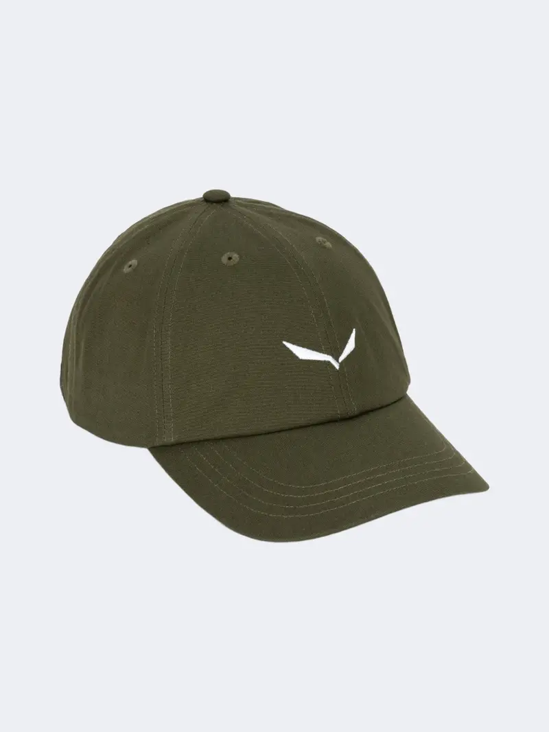 Salewa Unisex Hiking Cap With Eagle Logo – Dark Olive 1