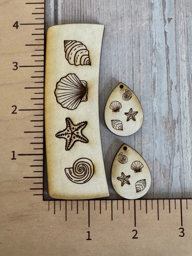 Seashell-Inspired Claw Clip And Matching Earrings 1
