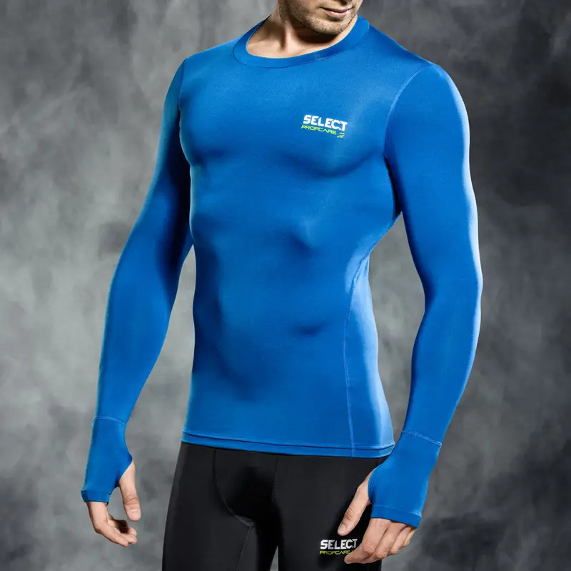 Select Compression T-Shirt In Blue – Long Sleeve, S To Xxl 1