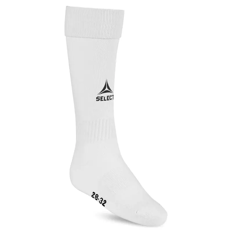 Select Elite Soccer Socks – White Performance Fit 1