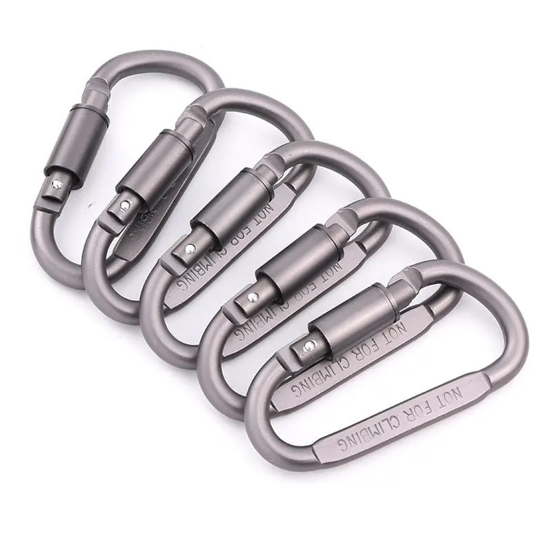Set Of 5 Lightweight Aluminum Carabiners 1