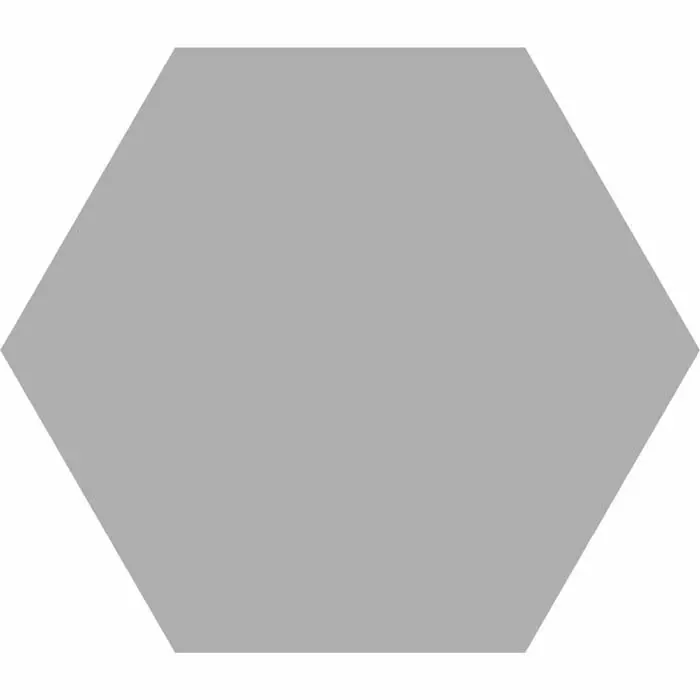Silver-Tone 9X10 Studio Hexagon Porcelain Tile – Metallic Sheen 1