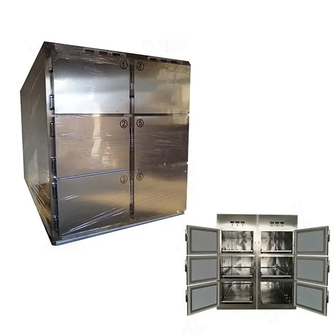 Six-Compartment Mortuary Refrigerator – Medical-Grade Body Storage Freezer (M-Lgm3027) 1