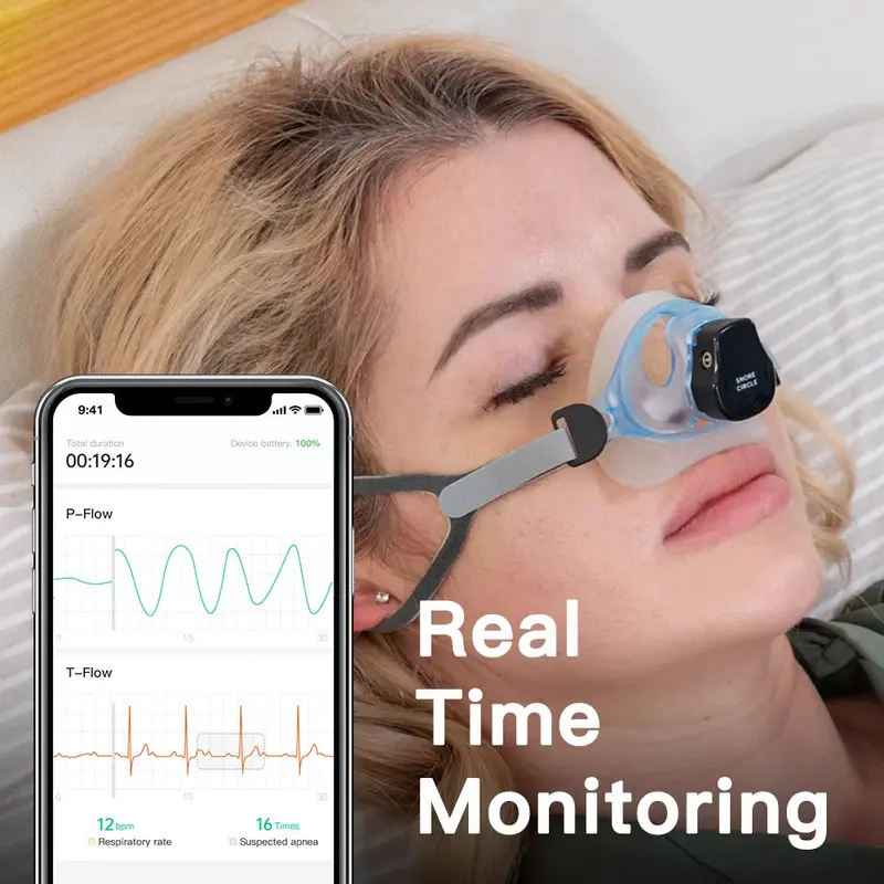 Sleepbreathe Advanced Sleep Monitor – Non-Invasive Apnea Screening And Respiratory Pattern Analysis 1