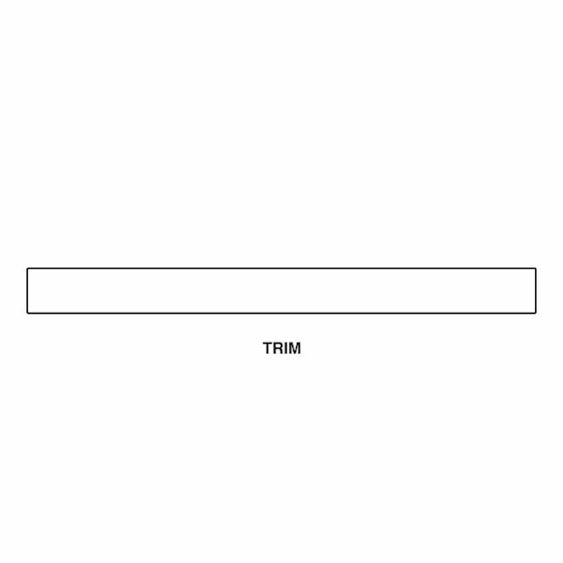 Southern Grey Pencil Trim Tile For Edging (0.5" X 10") 1