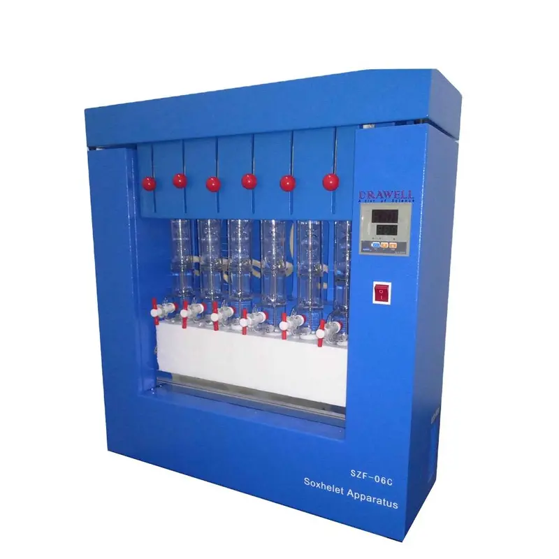 Soxhlet Extraction Apparatus For Continuous Solvent-Based Sample Processing (Model Dwszf06C) 1