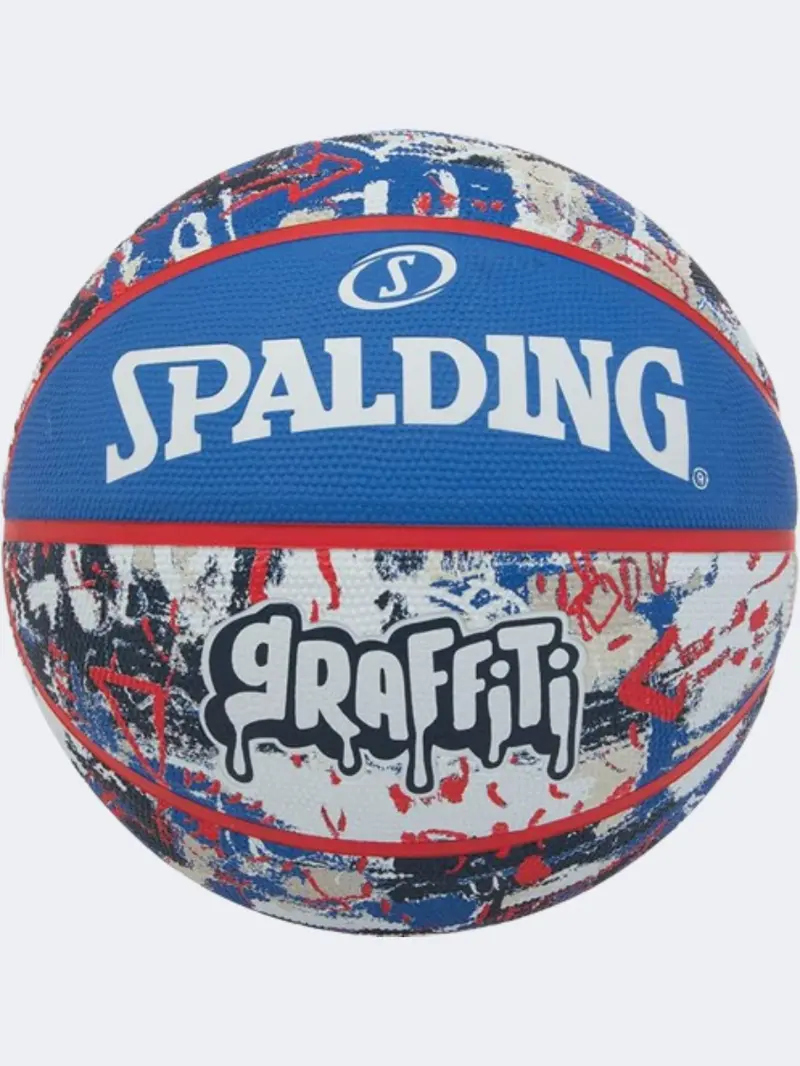Spalding Graffiti Series Performance Basketball – Vibrant Blue & Red Style 1