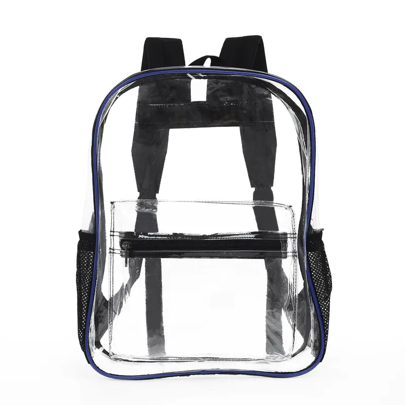 Stadium-Safe Clear Backpack – Heavy-Duty Transparent Security-Approved Book Bag 1
