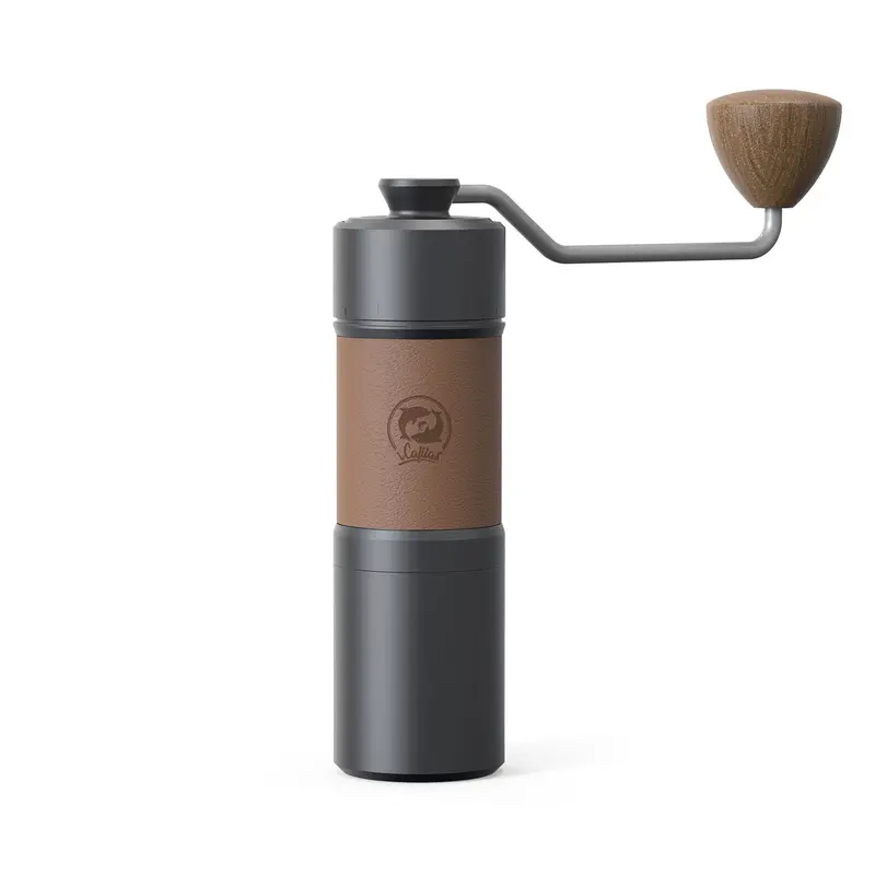 Stainless Steel Manual Coffee Grinder With Adjustable Burr Settings And 7-Core Milling System 1