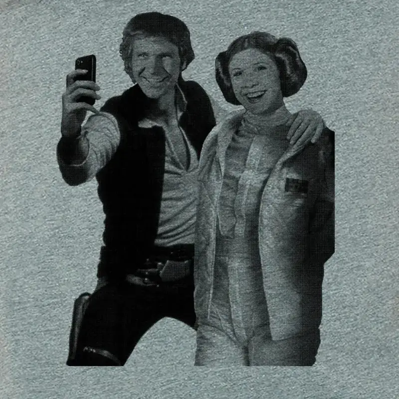 Star Wars-Inspired Han Solo And Princess Leia Selfie Frame 1