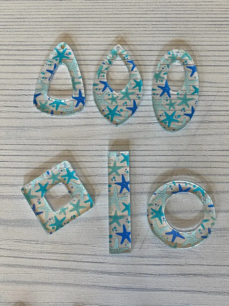 Starfish-Shaped Acrylic Blank 1