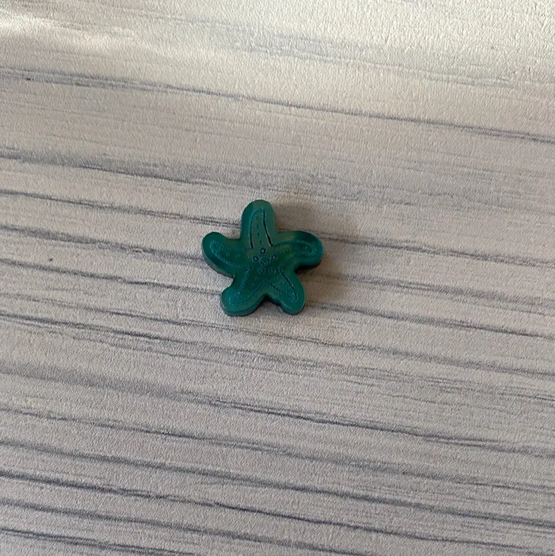 Starfish-Shaped Acrylic Earring Stud Blank 1