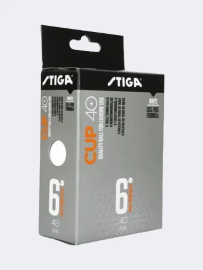 Stiga Official Table Tennis Balls – White, Ittf-Approved 1