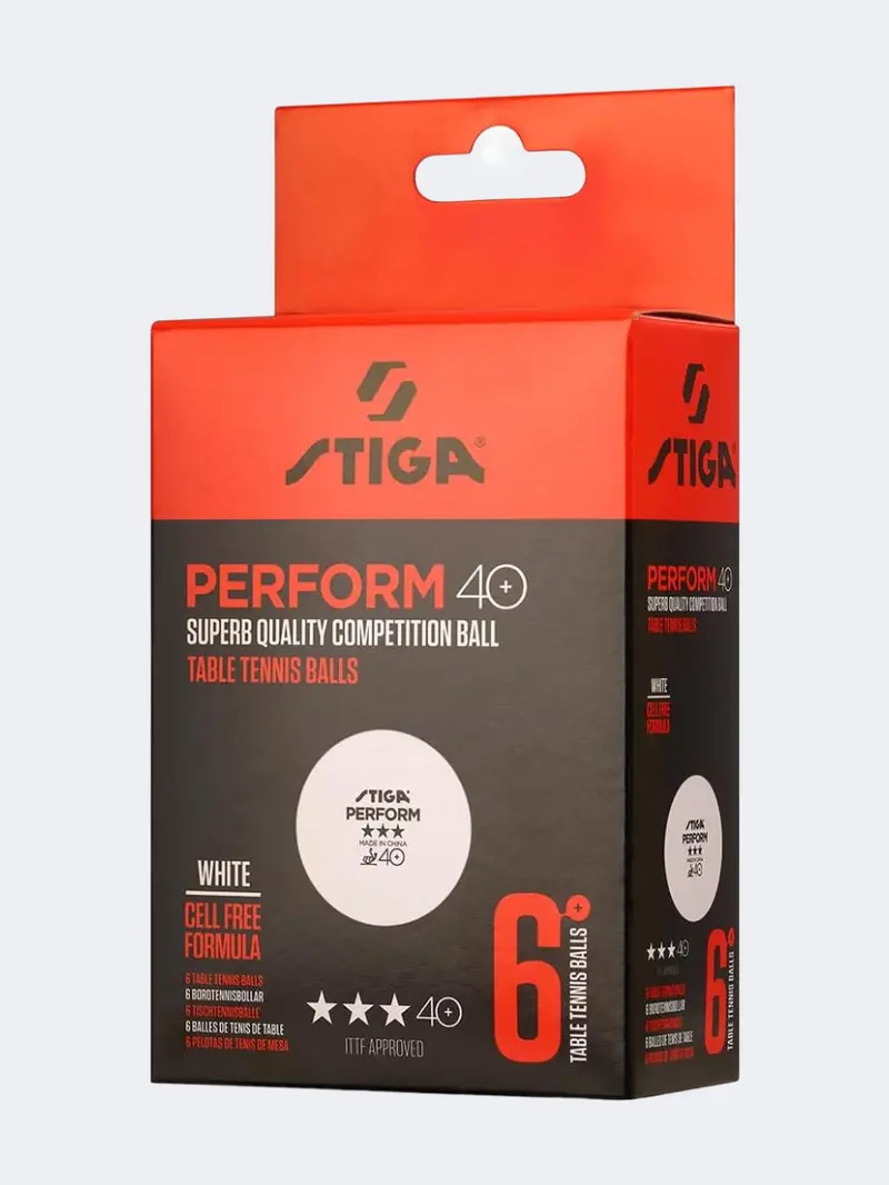 Stiga Perform Table Tennis Balls – Official White Ball Set 1