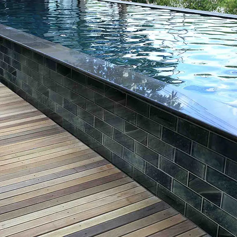 Stratus Grey Glass Subway Tile – 2 In X 4 In 1