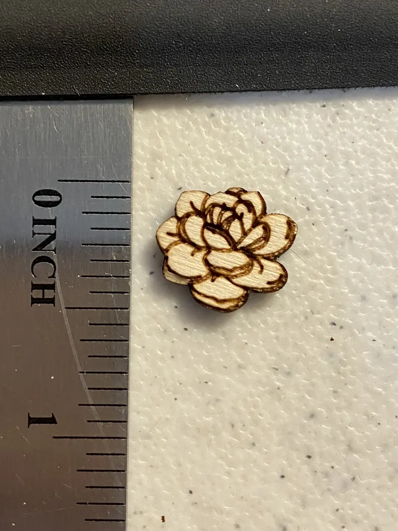 Succulent-Themed Stud Earring (Design 2) 1