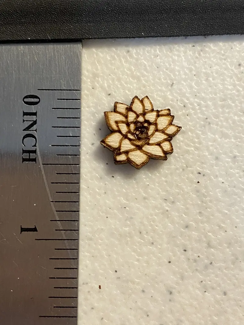 Succulent-Themed Stud Earring (Design 3) 1