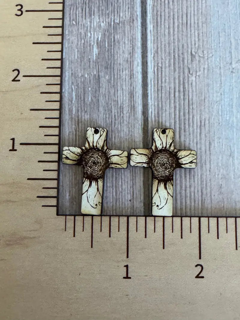 Sunflower Cross Hair Claw Clip 1