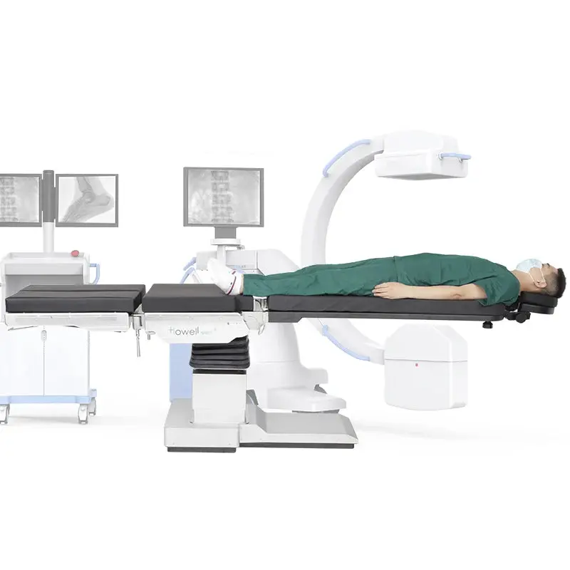 Surgical C-Arm X-Ray System With Integrated Operating Table For Real-Time Imaging And Interventional Procedures 1