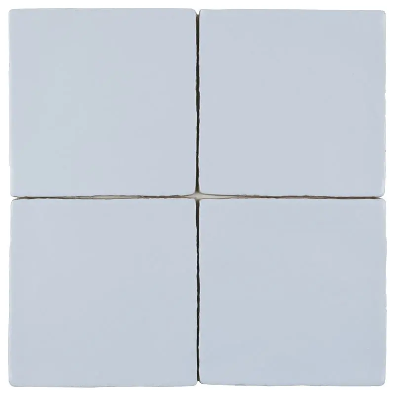Tender Beige Satin Ceramic Field Tile 5X5 In. Wall And Floor 1