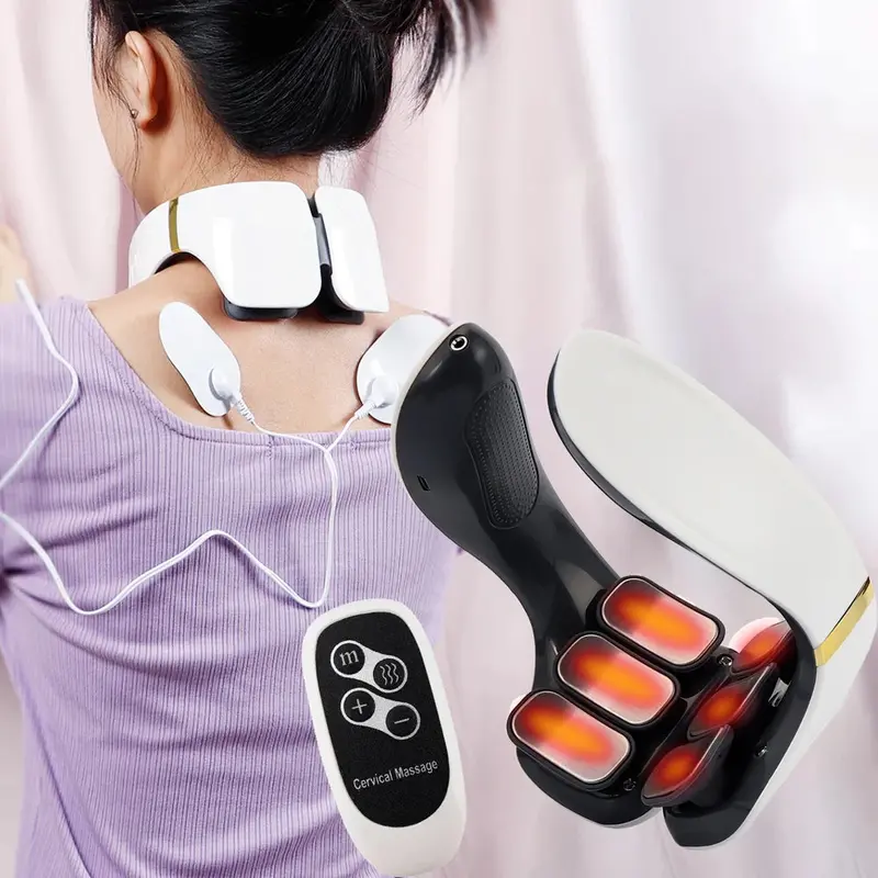 Tens + Heat Neck Massager With Six Interchangeable Probes For Deep-Tissue Targeting 1