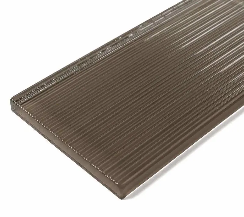 Textured Brown Glass Subway Tile – 3X6 Inches 1