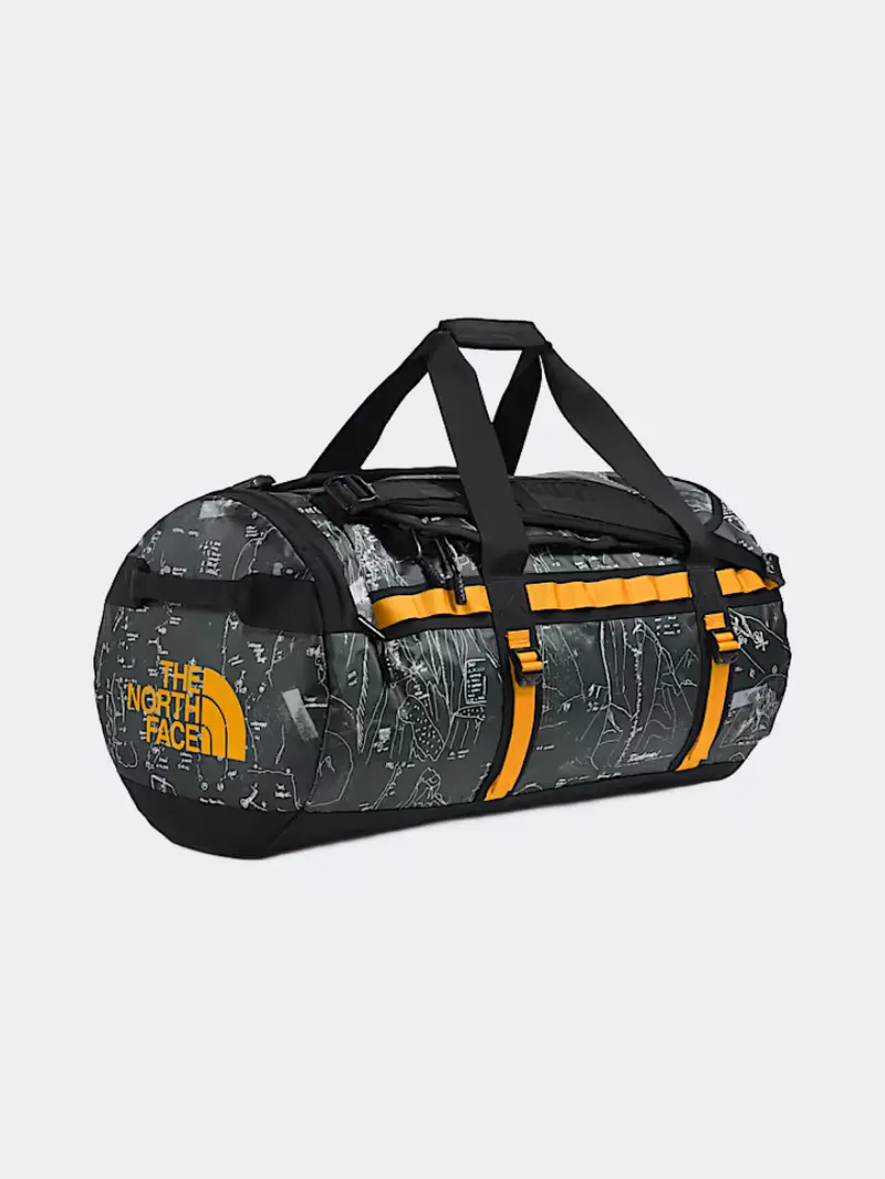 The North Face Base Camp Medium Unisex Duffle Bag – Anthracite Grey & Gold 1