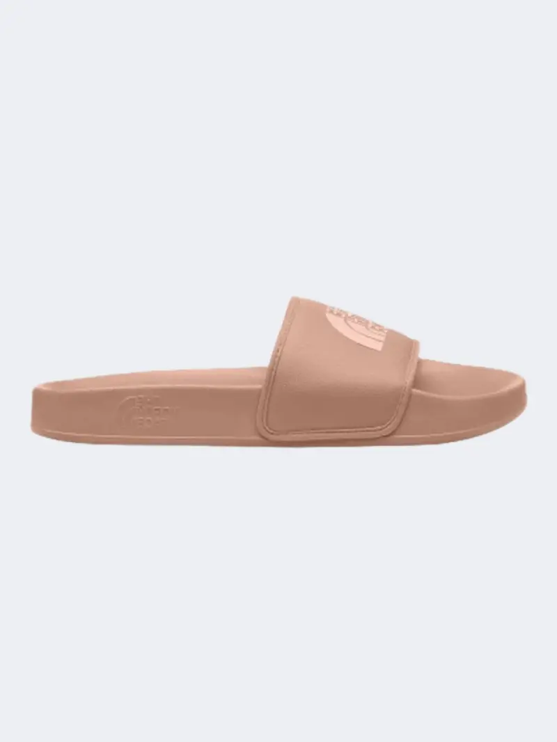The North Face Base Camp Slippers For Women – Cream And Pink Lifestyle Footwear 1