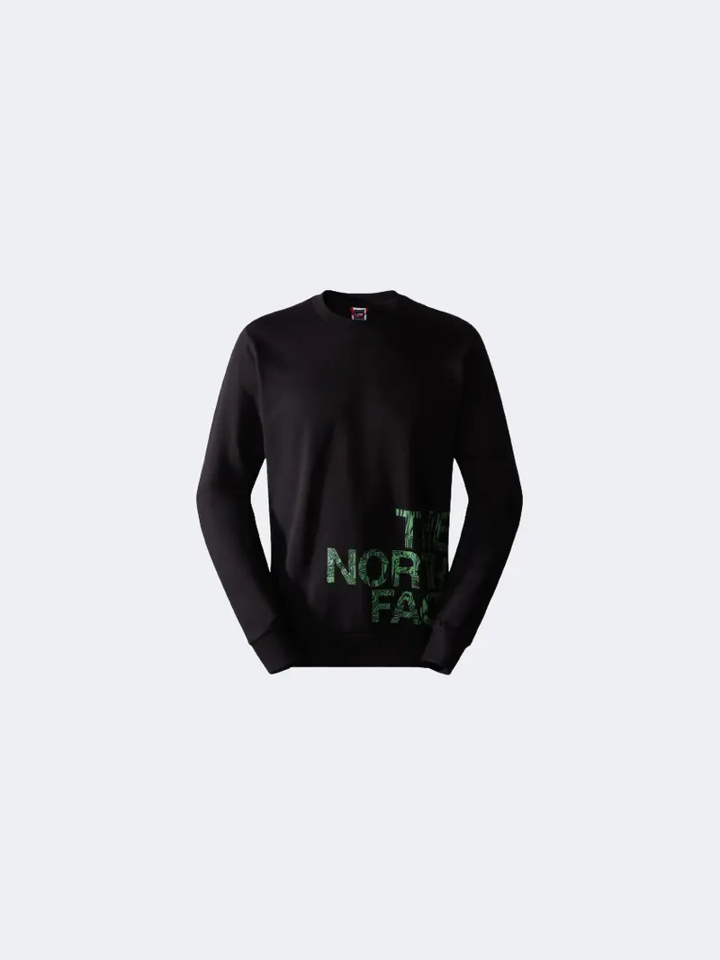 The North Face Blown Up Logo Men'S Streetwear Sweatshirt – Black 1