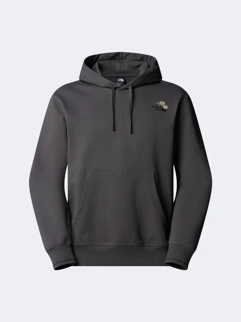 The North Face Dome Flower Relaxed Women'S Casual Hoodie – Anthracite Grey 1