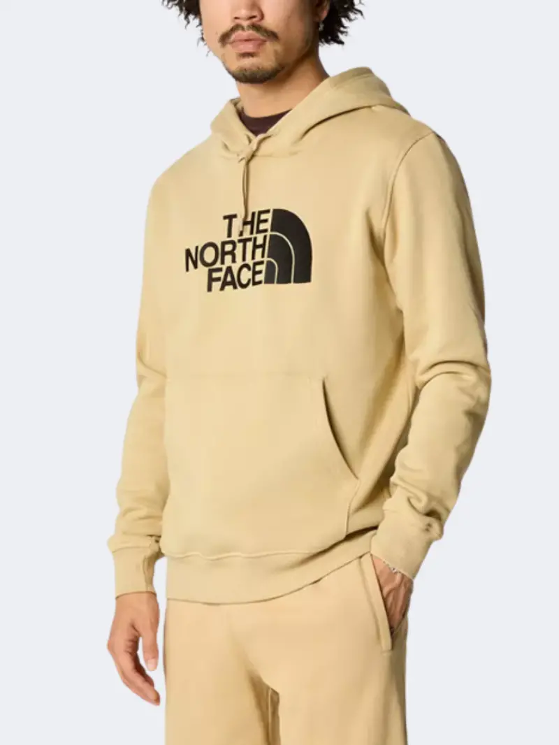 The North Face Drew Peak Men'S Casual Hoodie – Khaki Stone Colorway 1