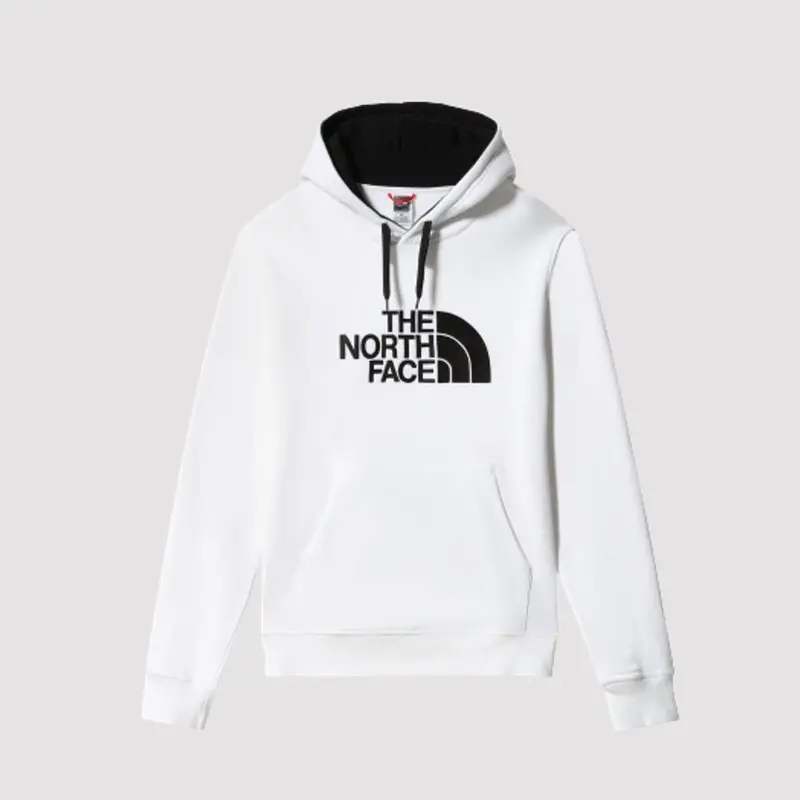 The North Face Drew Peak Pullover – Men’S Lifestyle Hoodie In White And Black 1