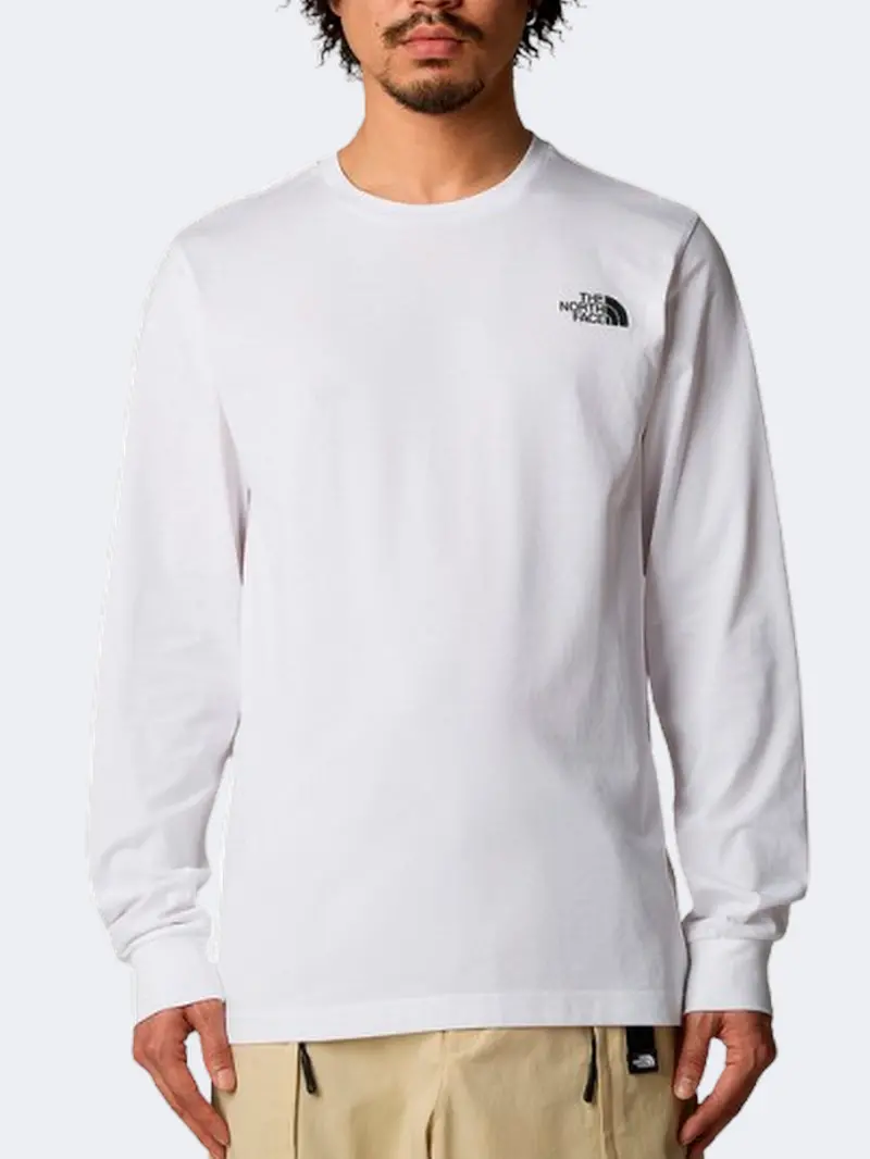 The North Face Easy Men'S Breathable Long Sleeve Top – White 1