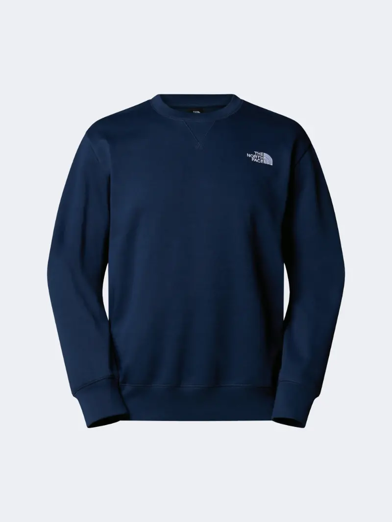 The North Face Essential Relaxed-Fit Men'S Casual Sweatshirt – Summit Navy 1