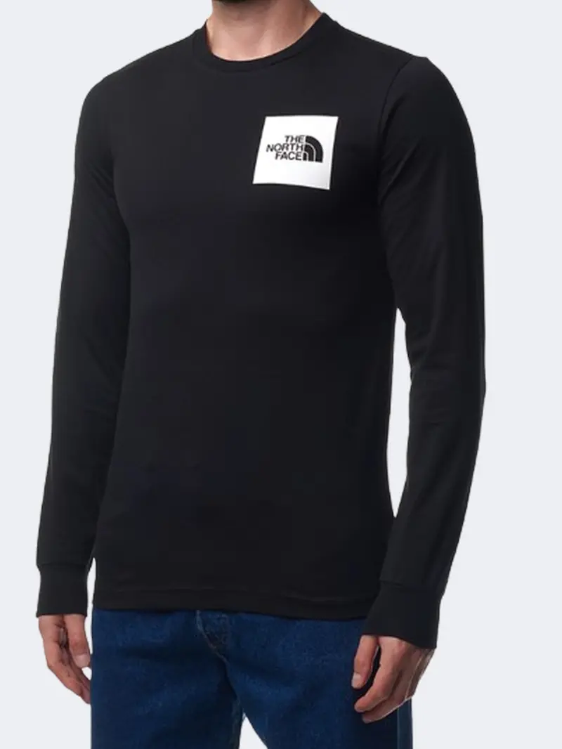 The North Face Fine Men'S Modern Long Sleeve Tee – Black 1