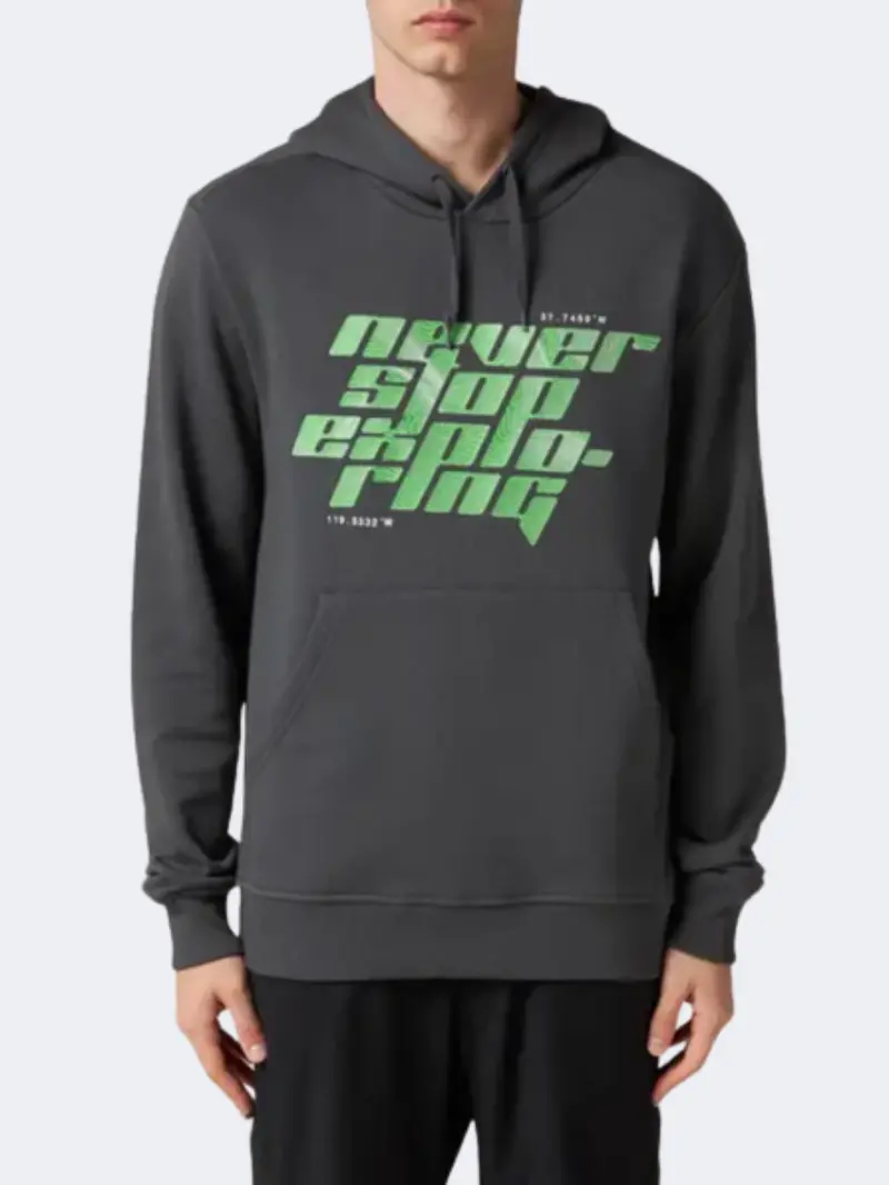 The North Face Graphic Unisex Hoodie – Asphalt Grey Casual Style 1