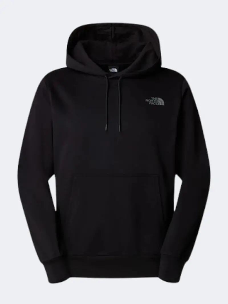 The North Face Men'S Hood Logo Fleece Hoodie – Black 1