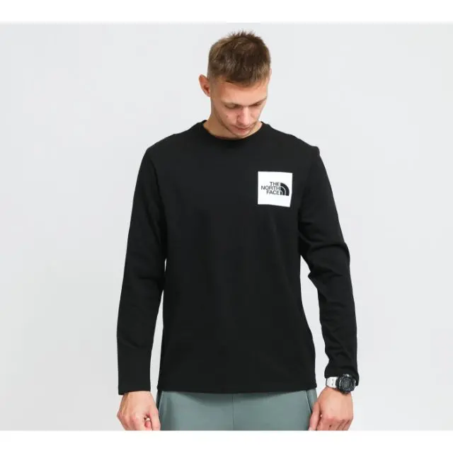 The North Face Men'S Long-Sleeve Lifestyle Top – Sleek Black 1