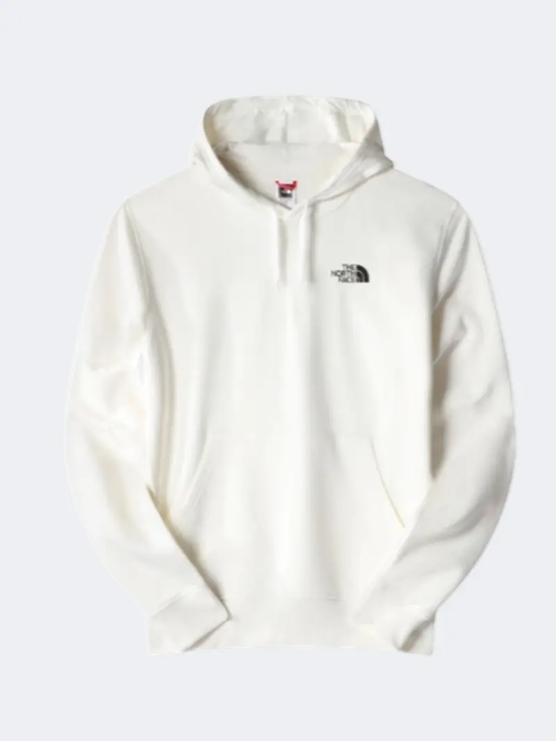 The North Face Men'S Seasonal Graphic Hoodie In White And Boysenberry 1