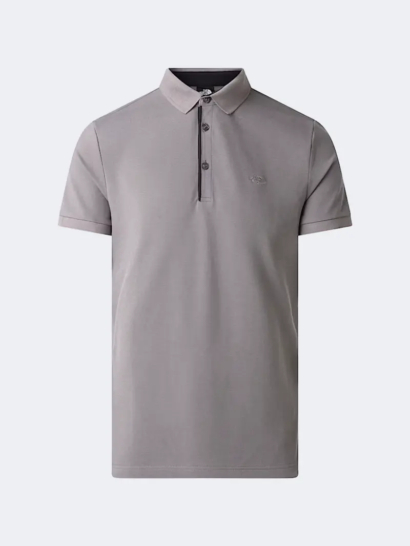 The North Face Premium Slim-Fit Men’S Polo – Smoked Pearl 1