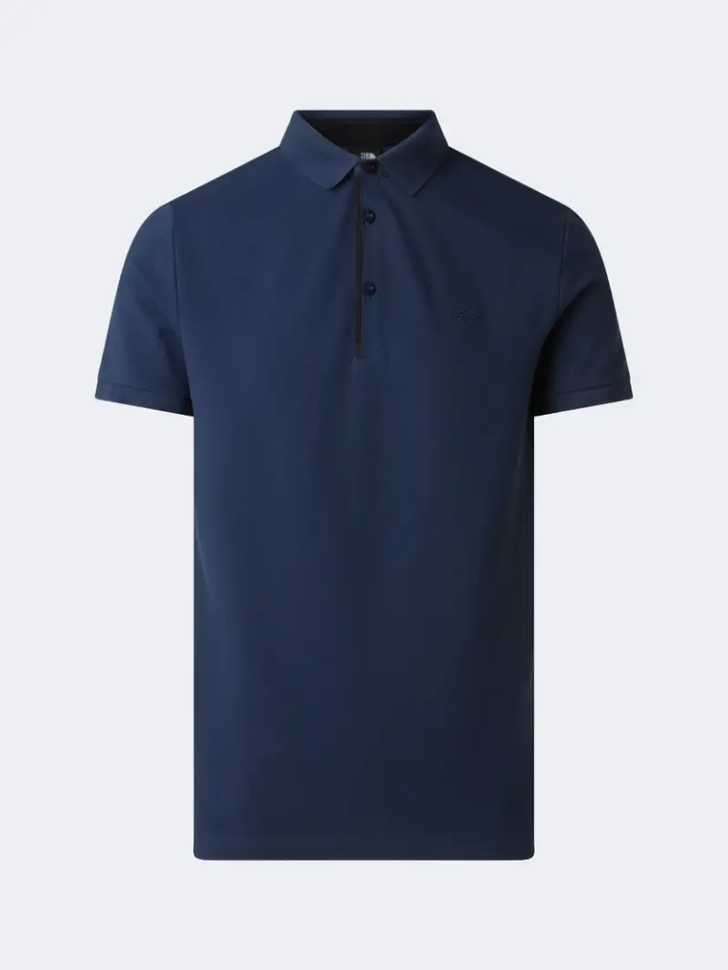 The North Face Premium Slim-Fit Men’S Polo – Summit Navy 1