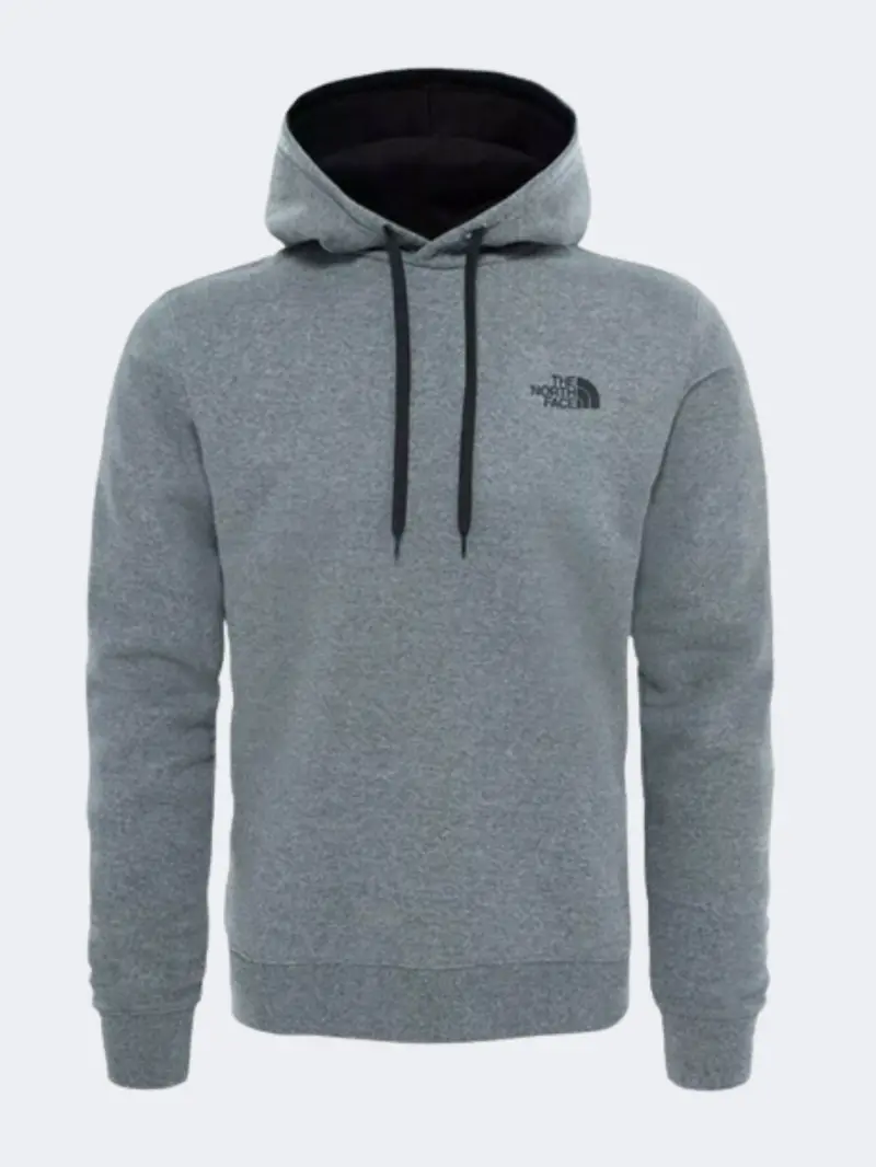 The North Face Seas Drew Peak Men'S Modern Hoodie – Grey Heather And Black 1