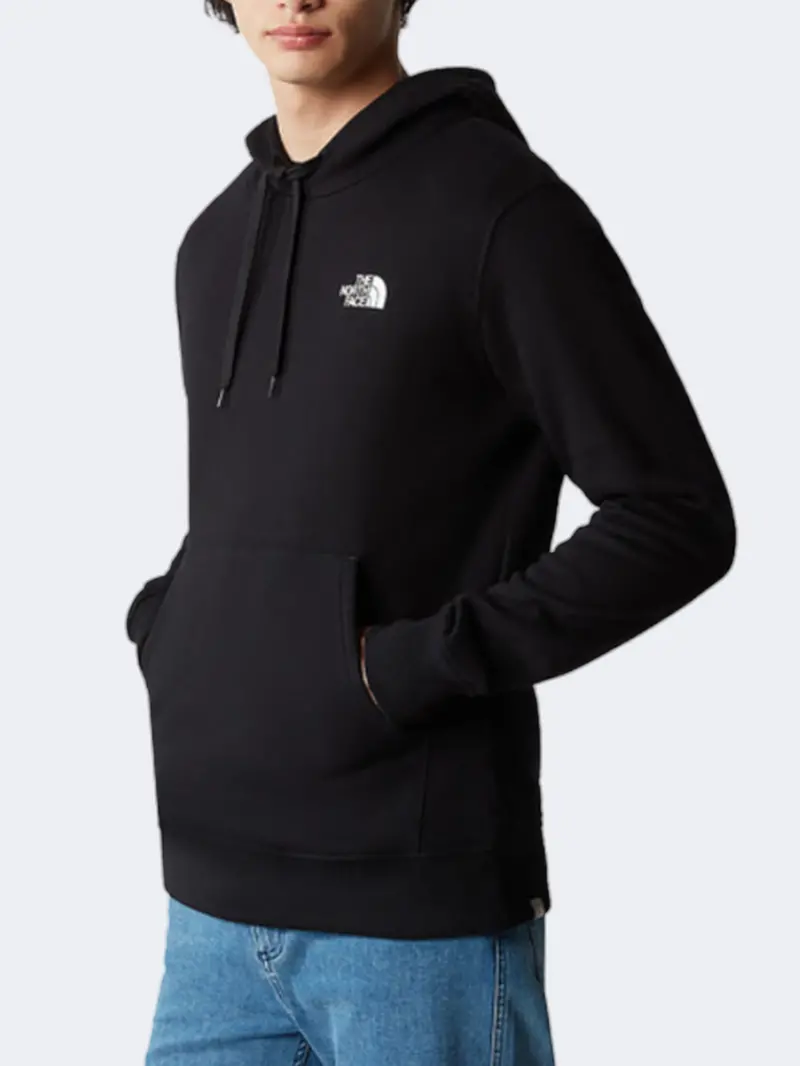 The North Face Season Graphic Men'S Casual Hoodie – Black And Brandy Brown 1