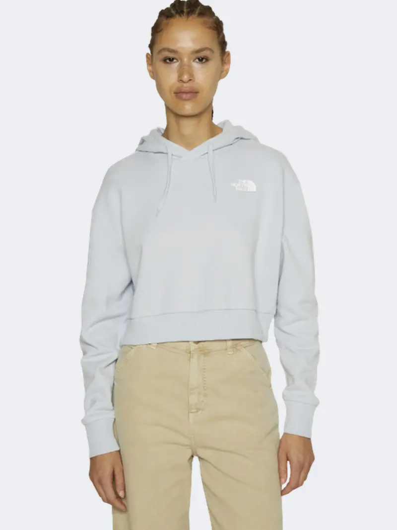 The North Face Trend Crop Hoodie For Women – Dusty Periwinkle Casual Top 1