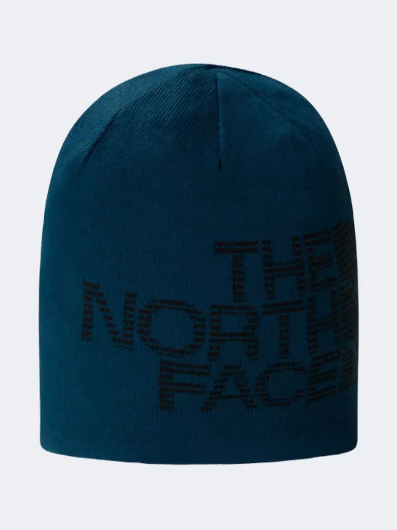 The North Face Unisex Reversible Highline Lifestyle Beanie In Midnight Petrol 1
