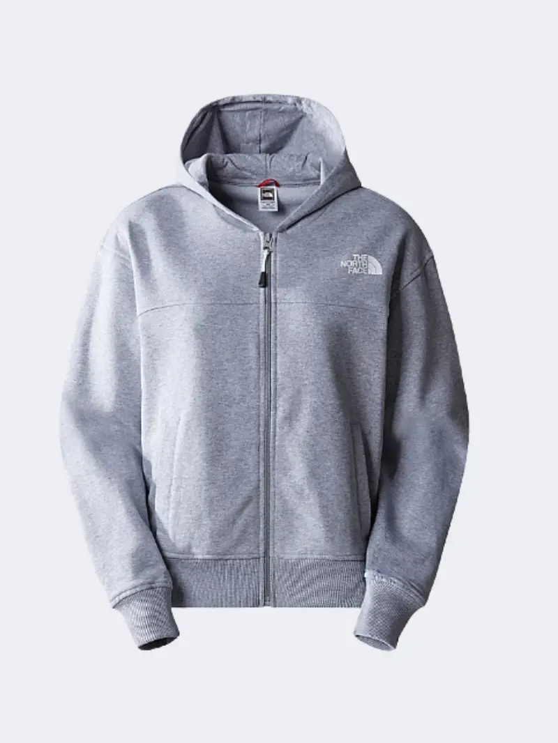 The North Face Women'S Essential Hoodie In Light Grey Heather 1